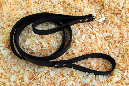 Leash - Black Double Handle